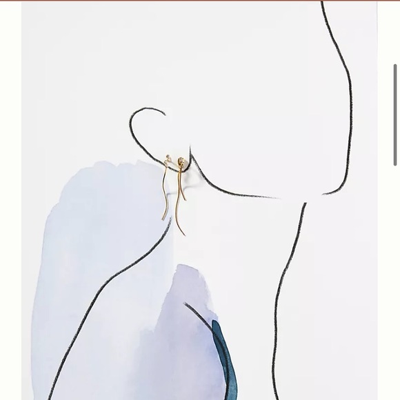 NWT set of 2 fine line earrings - Picture 3 of 5